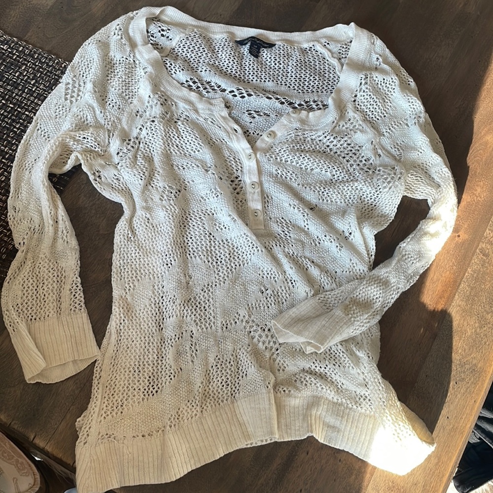 Great condition American eagle long sleeve top small